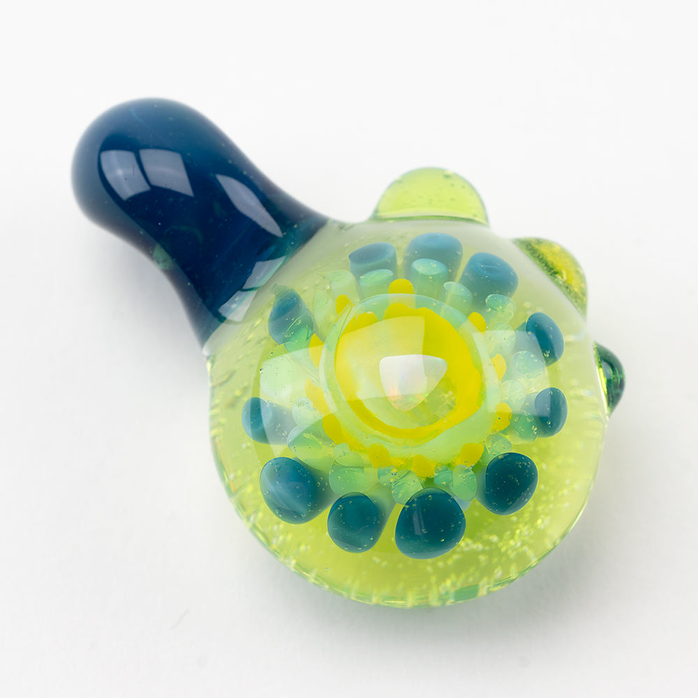 Slyme Implosion Opal Glass Pendant Mountain Valley Glassworks