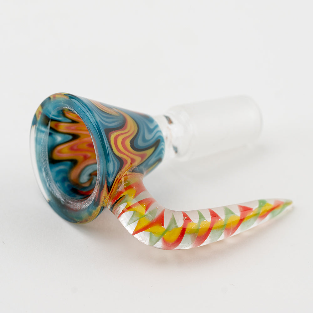 Helix Horn Bowl Piece Empire Glassworks