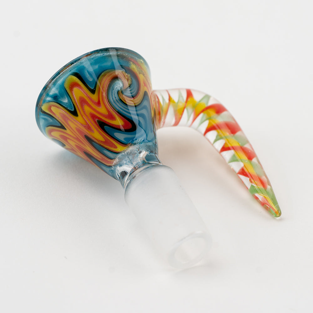 Helix Horn Bowl Piece Empire Glassworks