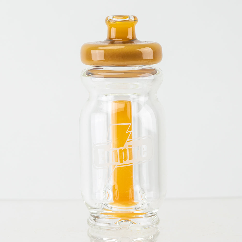 Orange Squeeze Bottle Puffco Peak Glass Attachment Empire Glassworks