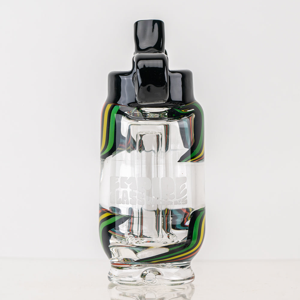 Fade to Clear Water Bottle Puffco Peak Glass Attachment Empire Glassworks