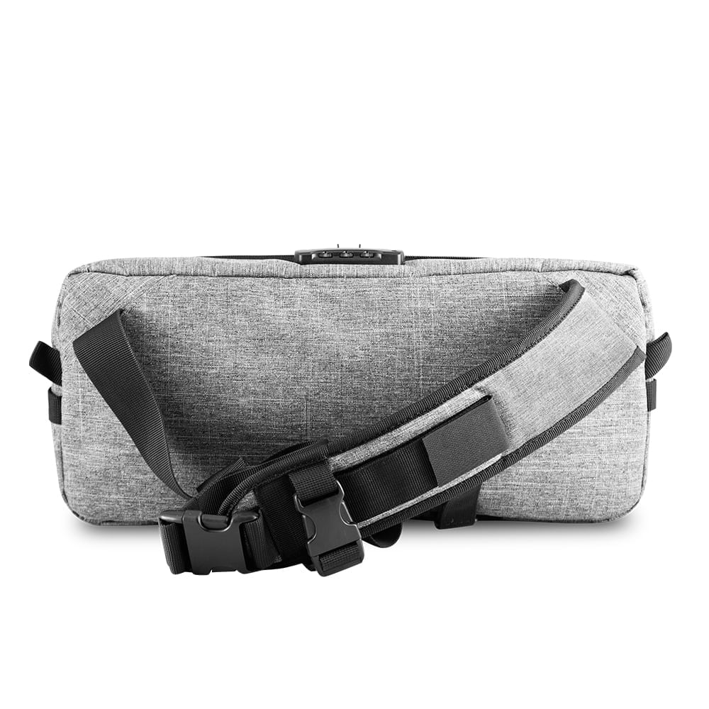 Grey Smell Proof Sling Bag Empire Glassworks