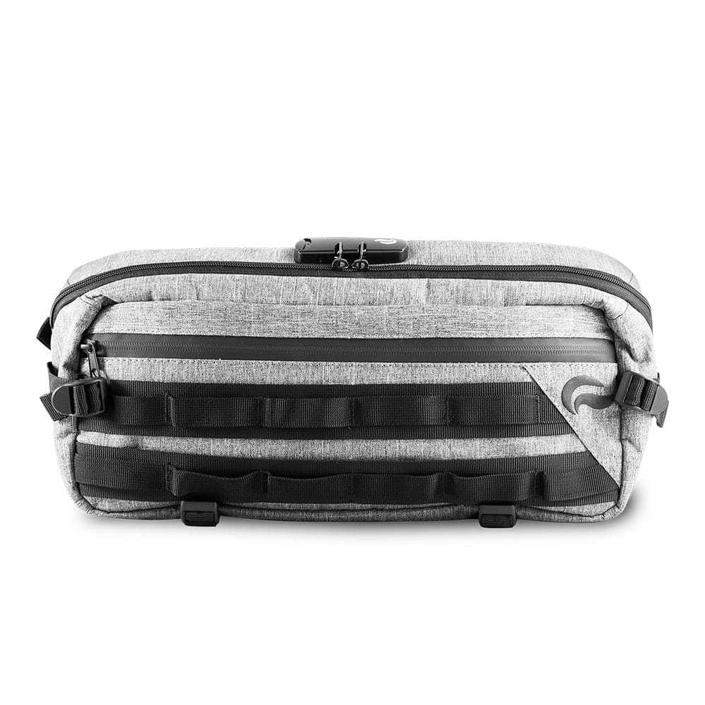 Grey Smell Proof Sling Bag Empire Glassworks