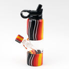 Water Pipe - Sun Fire Water Bottle Empire Glassworks