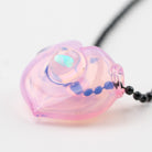 Anthea Glass Opal Heart Pendant - Empire Smokes