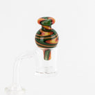 Aqua Works Glass Wavy Wag Bubble Cap - Empire Smokes