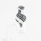 Aqua Works Glass Wavy Wag Bubble Cap - Empire Smokes