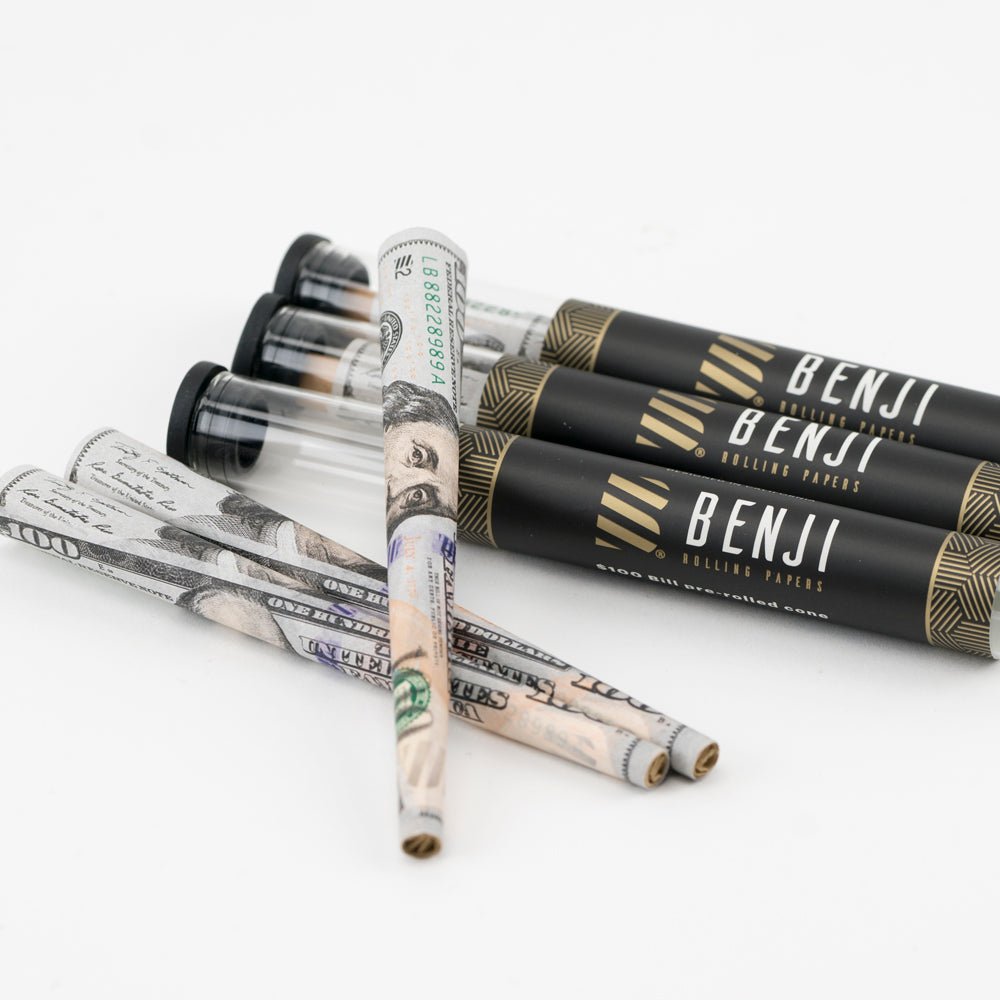 BENJI $100 Bill Pre - Rolled Cones - 3pk - Empire Smokes