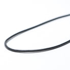 Black Leather Necklace - Empire Smokes