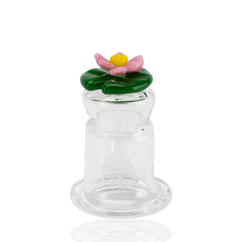 Lotus Pad Bubble Cap Empire Glassworks