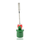Empire Glassworks Piranha Plant Dabber with red spotted glass detail and metal working end