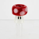 Bowl Piece - Red Mushroom Empire Glassworks