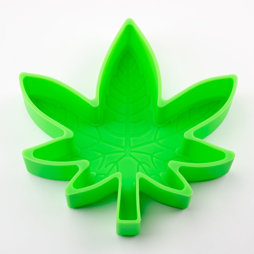 Hemp Leaf Silicone Dish - Empire Smokes