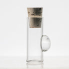 Magnifying Marble Cork Jar Home Blown Glass