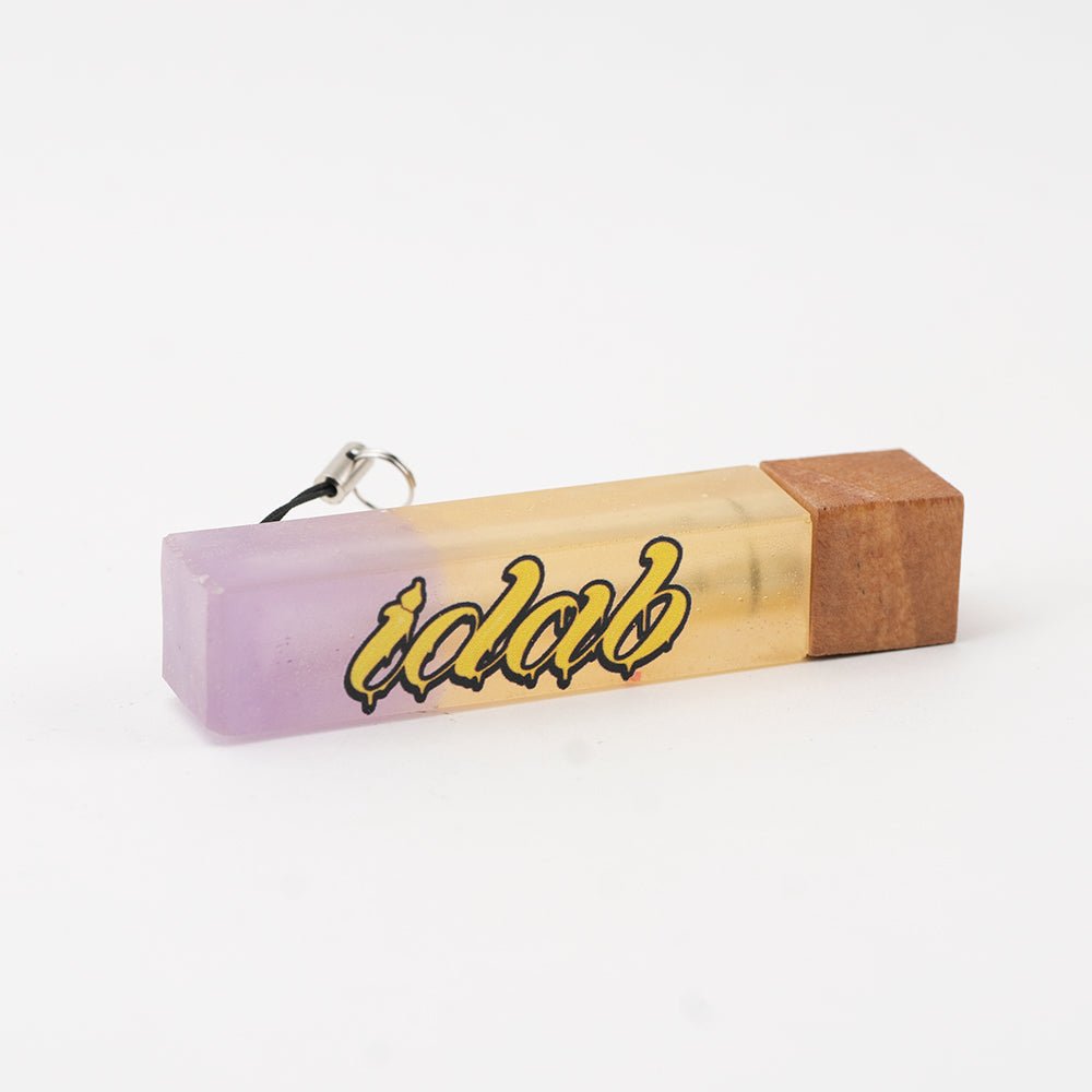 Concealed Keychain Dabber iDab @idabglass Peach Passion