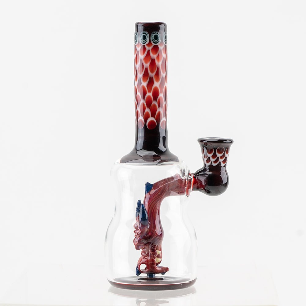 Tony Kazy Glass Dot Dragon Mini Rig - Empire Smokes