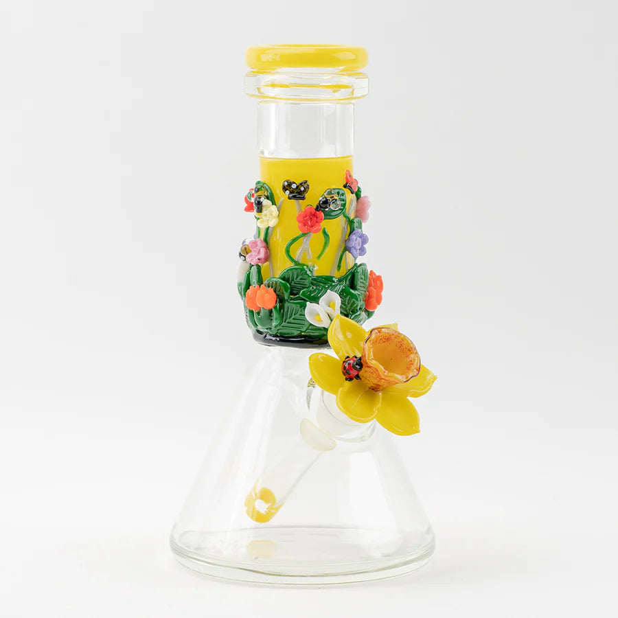 Sunshine Garden Baby Beaker Empire Glassworks @empireglassworks