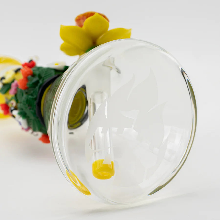Sunshine Garden Baby Beaker Empire Glassworks @empireglassworks